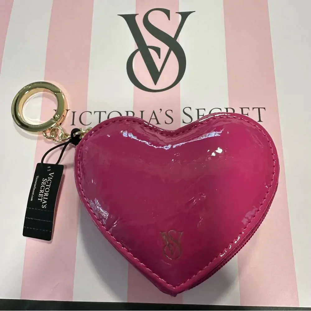 Victoria’s Secert Heart Pouch Keychain